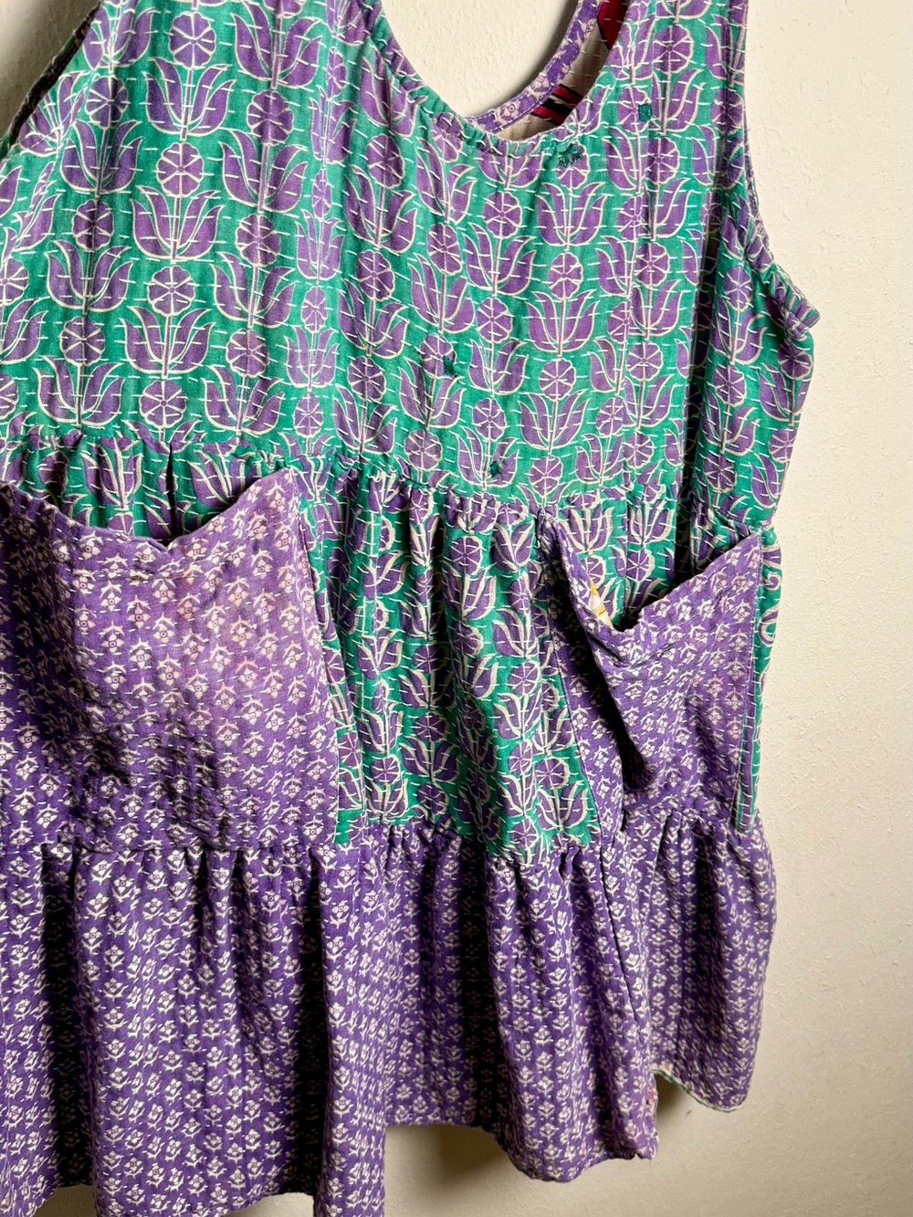 OSFM hippie sack dress w pockets - Picture 3 of 8